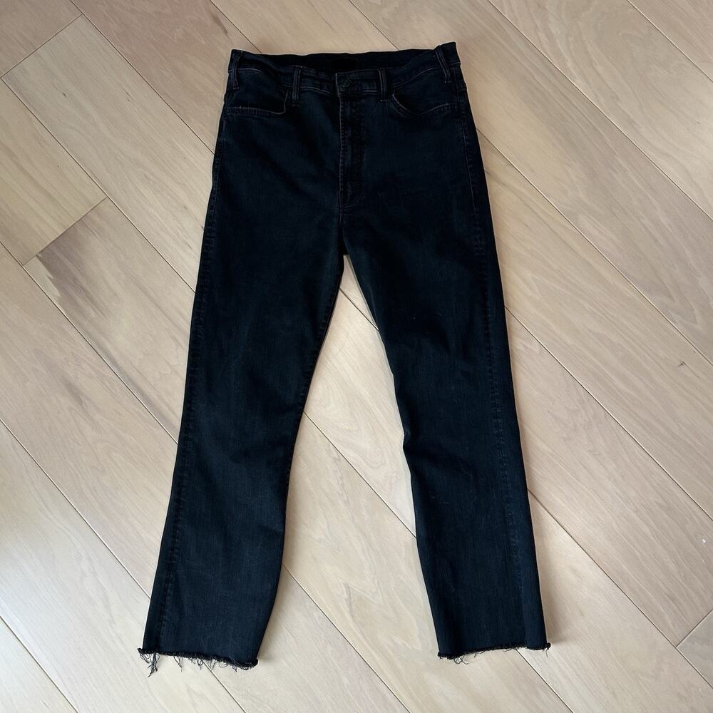 Mother The Hustler Ankle Fray In Not Of Guilty Black Jean Women’s 33